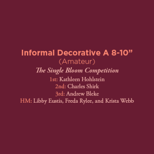 Informal Decorative A 8 Amateur